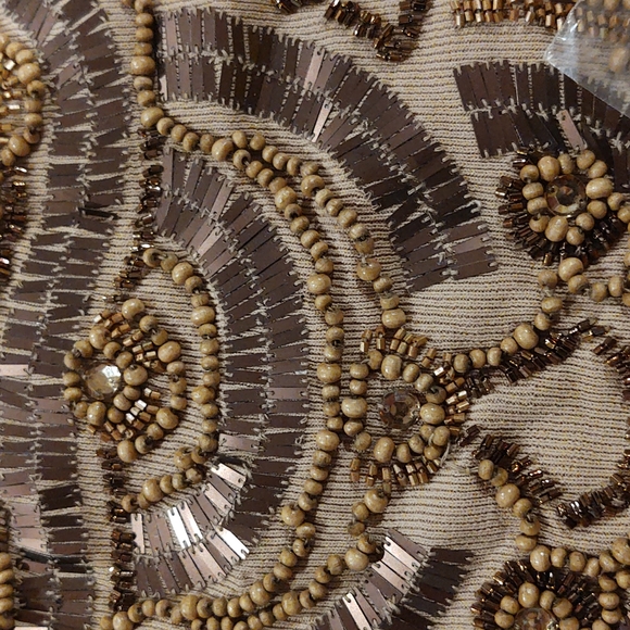 NWT Pierre New York Small knit long sleeve beaded top - Picture 4 of 5